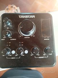 piccolo mixer musica  dj karaoke ( scheda audio)