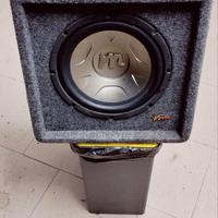Subwoofer 500W diametro 25cm in cassa chiusa