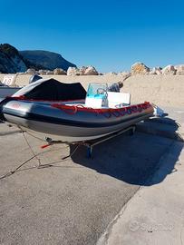 gommone prestigio 450 con motore 25 cv