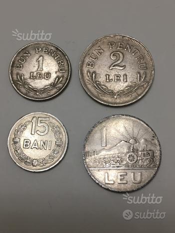 Usato, Lotto 4 monete antiche ROMANIA usato  Pesaro e Urbino