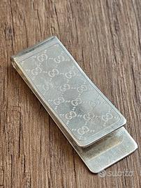 Fermasoldi Gucci in argento 925 originale al 100%