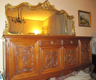 Mobile 4 ante, con 2 cassetti Barocco piemontese