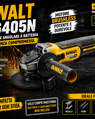 DEWALT DCG405NT SMERIGLIATRICE 18V XR SOLO CORPO