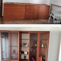 Credenza per soggiorno e mobile con cassetti