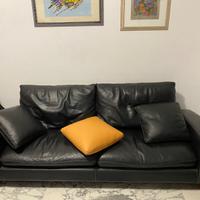 Divano in pelle vero