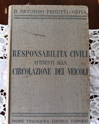 Libro Responsabilità Civili sulla Circolazione