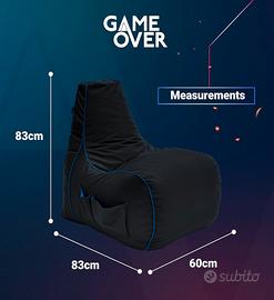 Pouff Poltrona Sacco Gaming