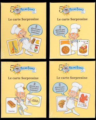Collezione completa Carte Sorpresine Mulino Bianco
