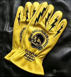 Guanti vera pelle per Biker's
