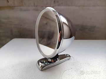 specchietto retrovisore cromato per auto storica