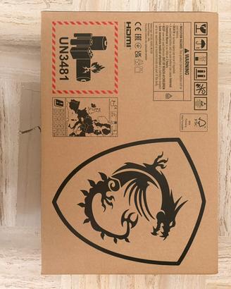 MSI Cyborg 15- NUOVO,MAI APERTO 1 Anno di garanzia