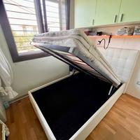 LETTO CONTENITORE CON MATERASSO