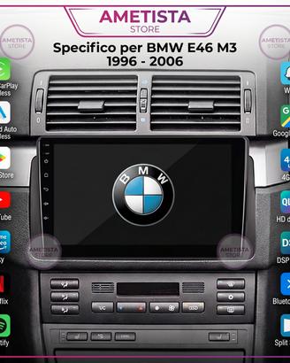 Car Tablet Android Per BMW Serie 3 E46 8+256GB