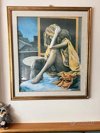 Quadro con stampa "Melancholia Nova" Guttuso