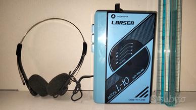 Walkman Larsen L-10 e cuffie anni 80