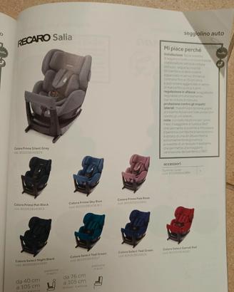 Seggiolino auto Recaro Salia 2020