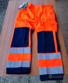Pantaloni da lavoro alta visibilità taglia 54