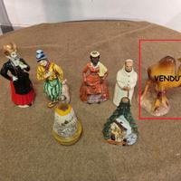 Lotto bottiglie vetro decorative forme particolari