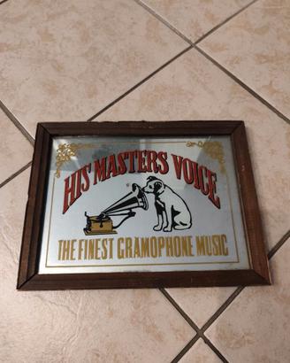 Cornice decorativa "His master's voice"