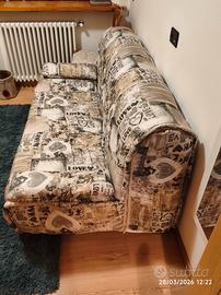 Divano letto matrimoniale a fisarmonica 