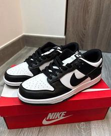 Nike Dunk Low Panda 39 Nere e Bianche Nuove