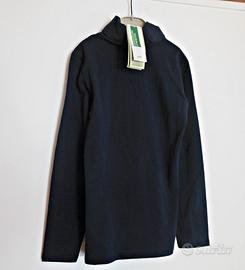 Maglietta Dolcevita nera elasticizzata Bambino/a