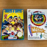 TINY TOON 2 e NORTH & SOUTH NES MATTEL GIG