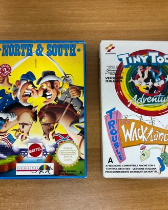 TINY TOON 2 e NORTH & SOUTH NES MATTEL GIG