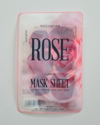 Maschera viso coreana Kocostar Rose - nuova