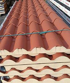 PANNELLO ISOLANTE COIBENTATO FINTO COPPO