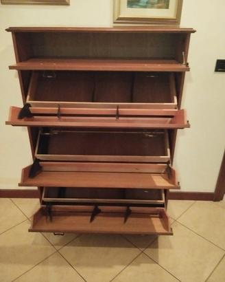 Scarpiera legno massiccio