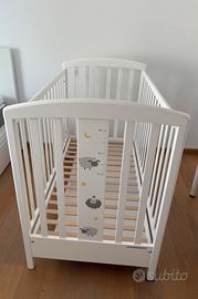 Lettino culla neonato in legno Foppapedretti