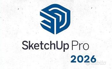 SKETCHUP PRO 2026  italiano originale + VRAY 7