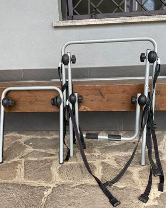 Portabici posteriore auto a cinghie universale