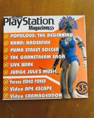 Demo giochi Sony PS1 PlayStation Magazine 1999