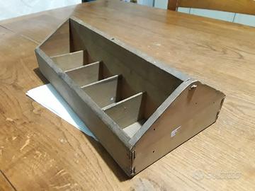 cassetta in legno antica porta minuterie