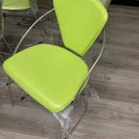 Sedia arredo in pelle