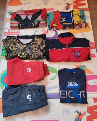 set vestiti abbigliamento bambini tag. 4 anni