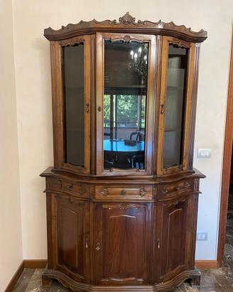 Vetrinetta in legno massello