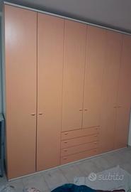 Set armadio comò specchio abbinati