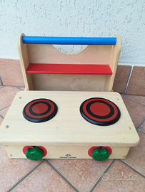 Cucina portatile in legno