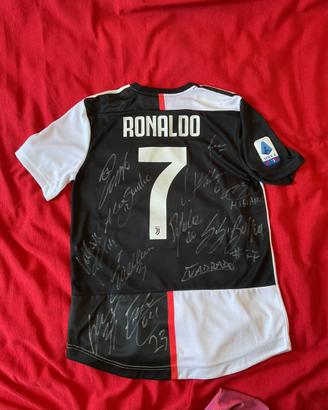 Maglia ronaldo juventus firmata