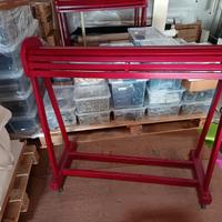 Carrelli porta pellame in legno o ferro