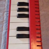 Pianola a fiato rossa vintage anni ‘70