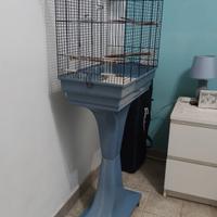 gabbia per uccelli IMac con piedistallo