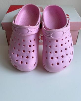 Ciabatte bambina estive come nuove n.32 tipo Crocs