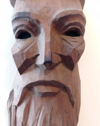 Maschera in legno  Vintage 