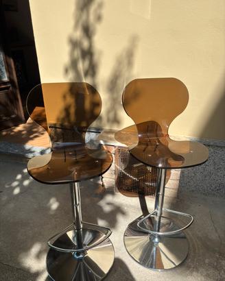 Coppia sgabelli design eXde by Cattaneo