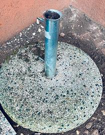 Base per ombrellone - bastone tondo