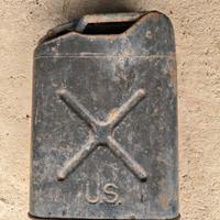 tanica carburante metallo originale USA